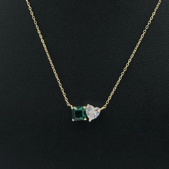 2 Stone Duo Necklace - Picture 8 of 10